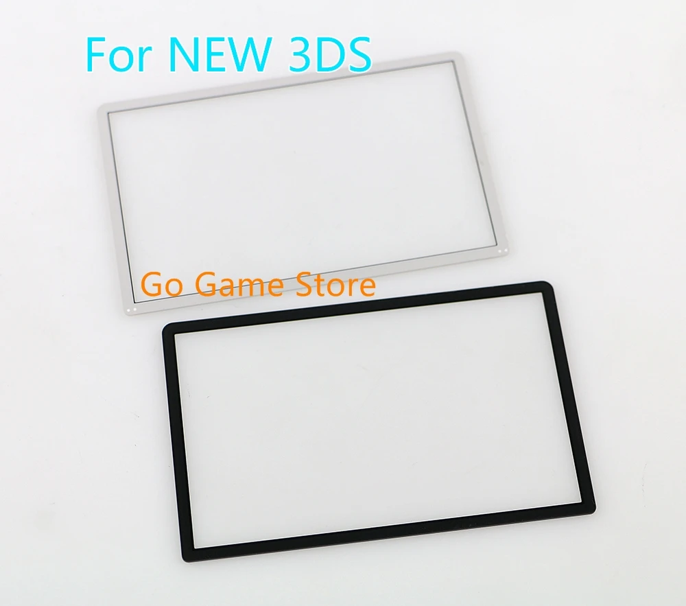 Juoda Balta plastiko Viršų Ekrano Rėmo Supa Raštas Dangtelis Naujas 3DS